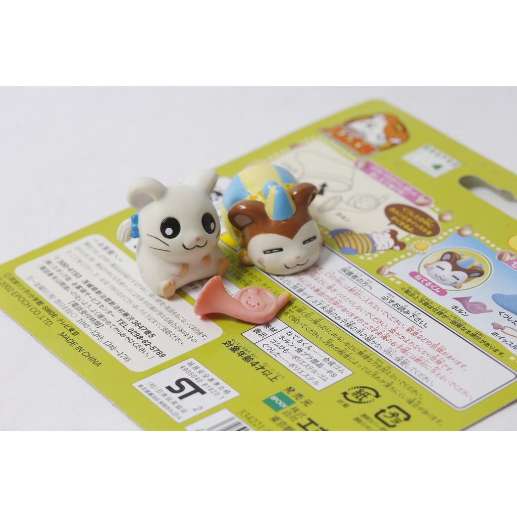 2002 Epoch Hamtaro Tottoko Kururin-chan Bijou Toy Set ~ 260826-WH 1314