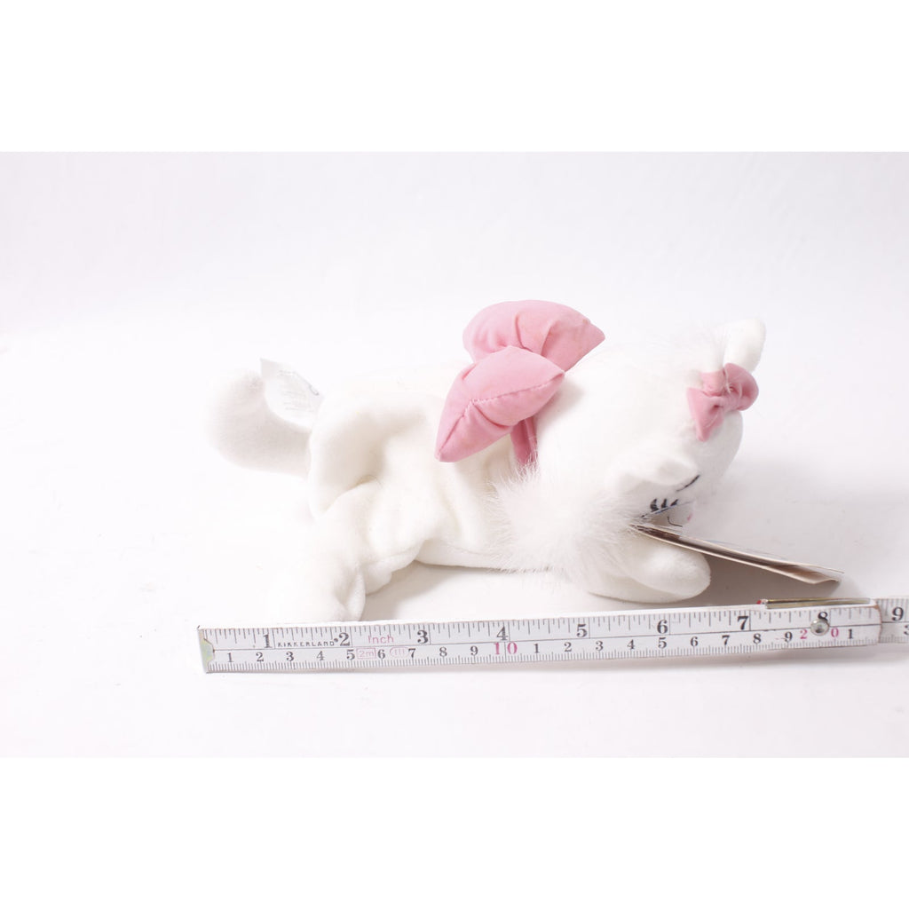 Disney Store Aristocats Marie Plush White Kitten Bean Bag ~ 260425-WH M-01-04