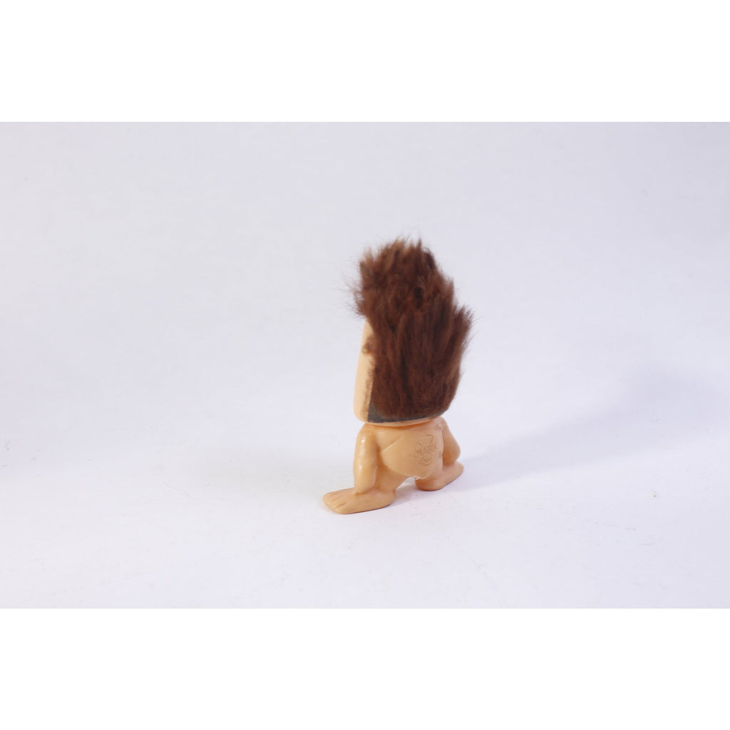 Caveman, Marx Toys, Funny, PVC Figure, 3", Brown Hair, Human, Vintage, Collectible, ~ 230202-14943 953