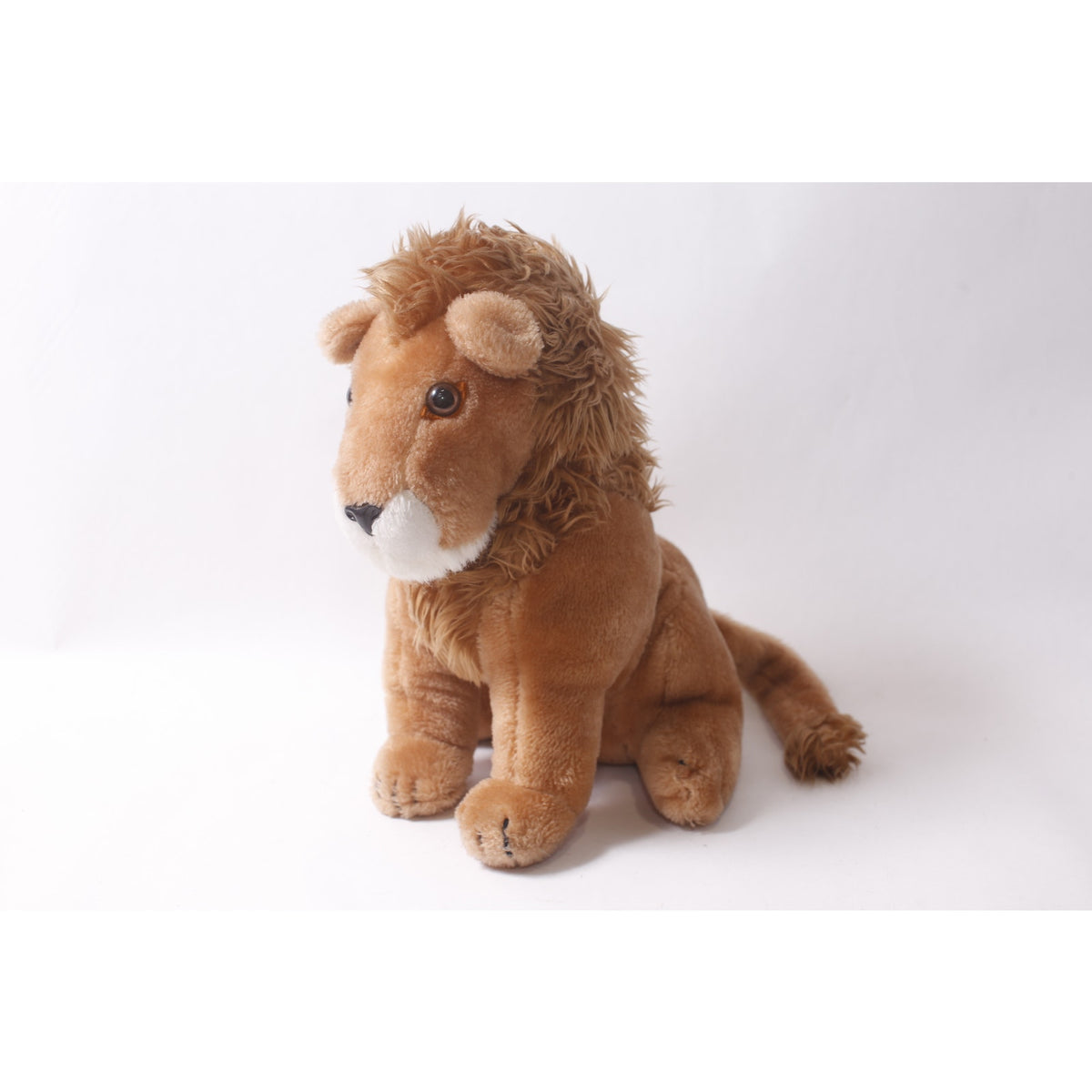 1970s Dakin Lion Plush 11" Sitting Vintage Stuffed Animal ~ 260718-DISH 24