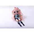 LOL Surprise, OMG Sports Kicks Babe, Fashion Doll, Long Pink Hair, Big Head, Big Eyes, Football, Collectible, ~ 240803-WH 741