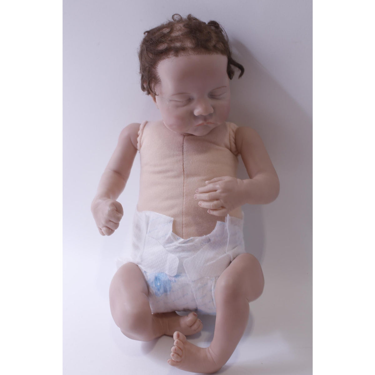 Reborn Baby Doll with Soft Body and Silicone Limbs and Head, Sleeping, Realistic, Life-like, Nursery, ~ 241105-WH M-05-08