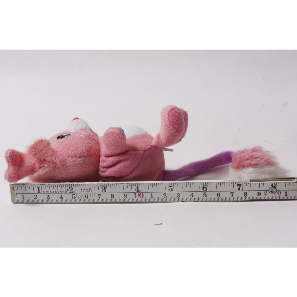 Japan 2008 Popples Party Popple Mini Plush Pink Collectible Stuffed Animal ~ 260812-WH 1238