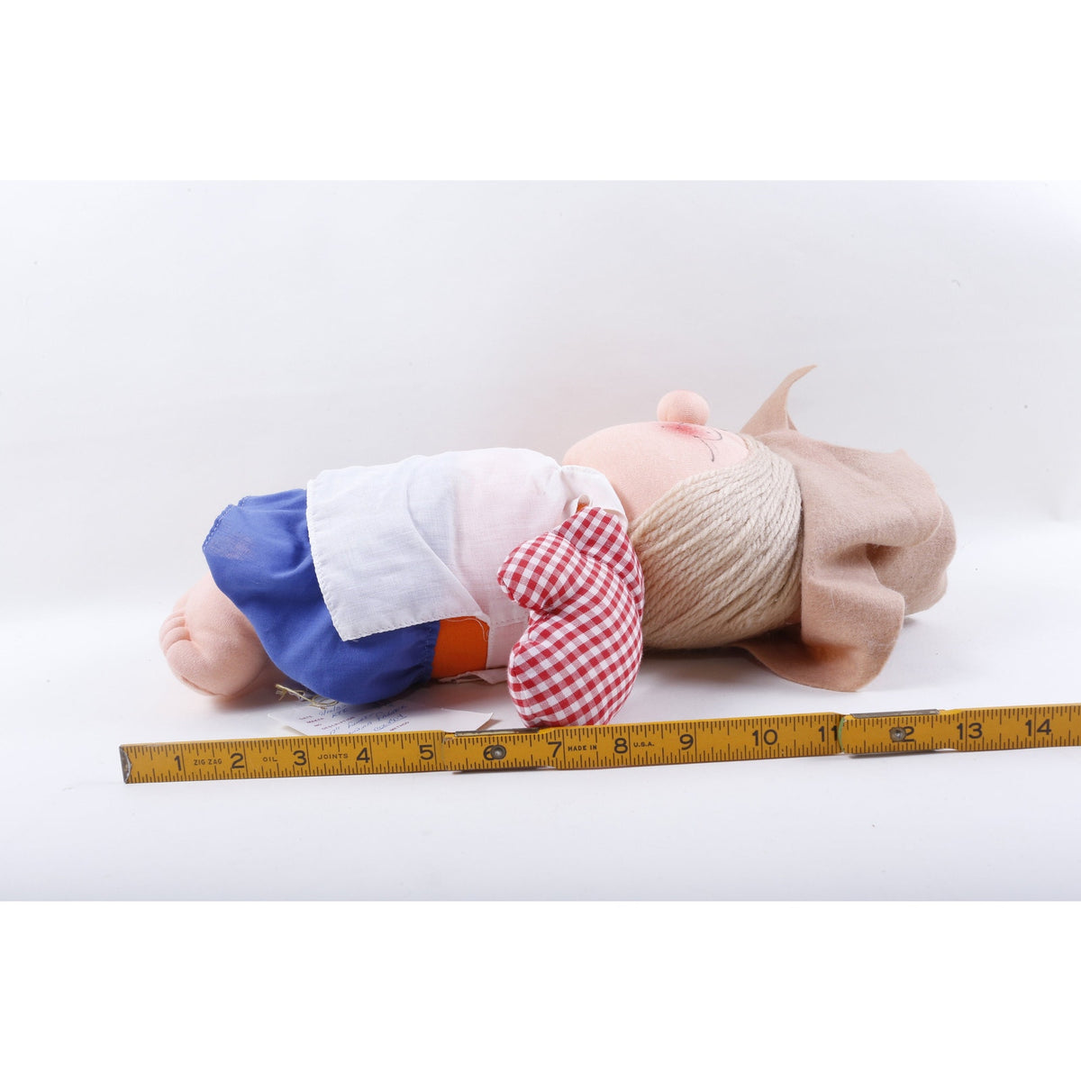 Kamar, Rare, Employee Sample, OOAK, hand made, Grandma, Farmer, Cowboy, Lawry Food, 1985, Doll, Soft, Plush, Toy, Vintage, ~ 216