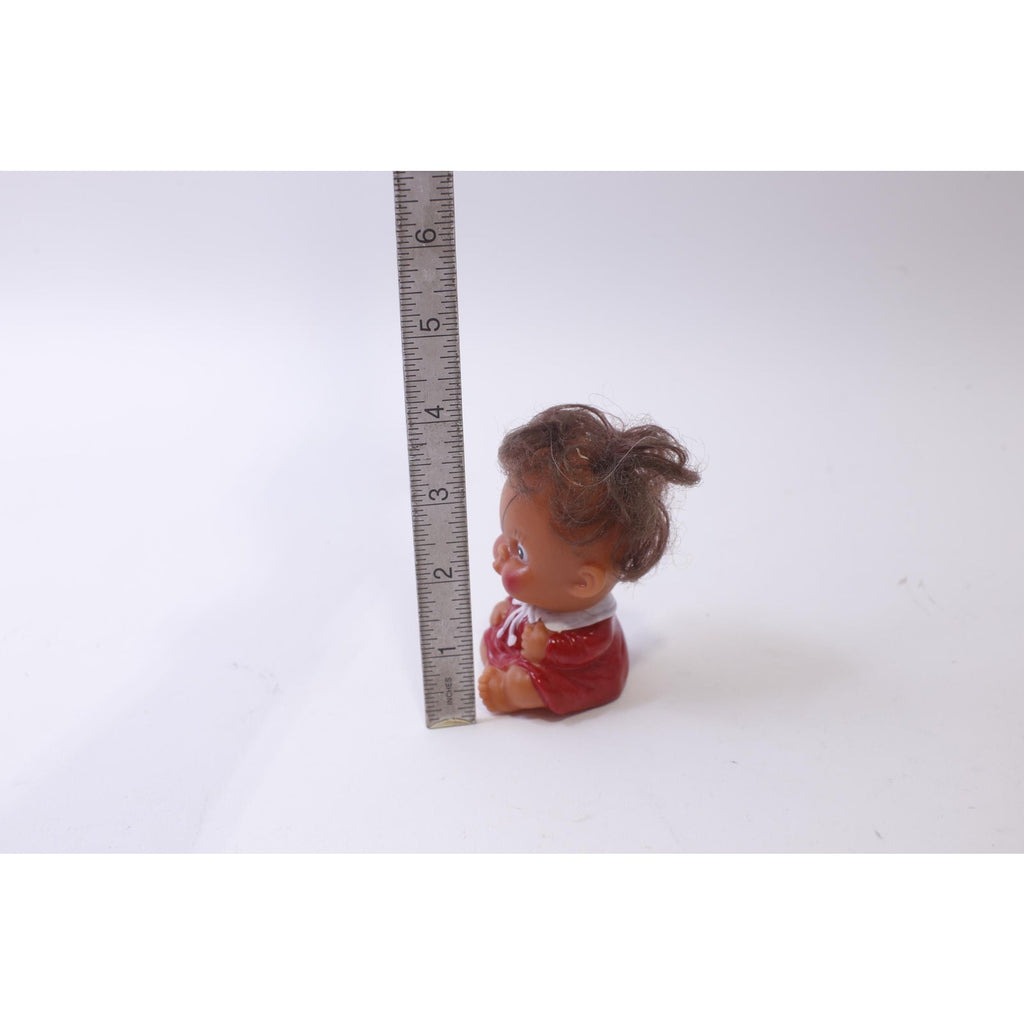 Moody Cutie, Rubber Baby Doll, Pouting Face Expression, 1960s, Vintage, Collectible, ~ 241226-WH M-21-02