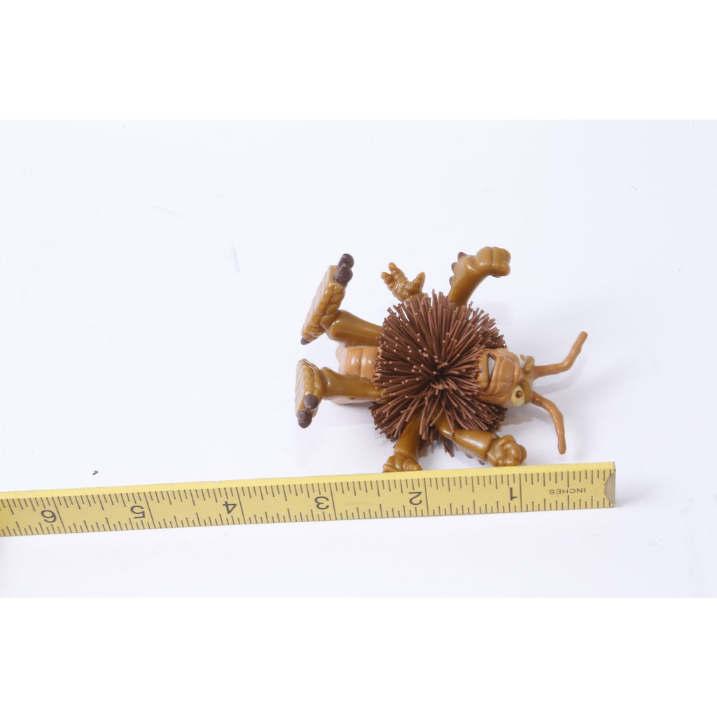 Koosh, Disney A Bug's Life, Brown, PVC Figure, 3", Figurine, Angry, Standing, Cartoon, Comics, Character, Toy, Vintage ~ 20-05-179