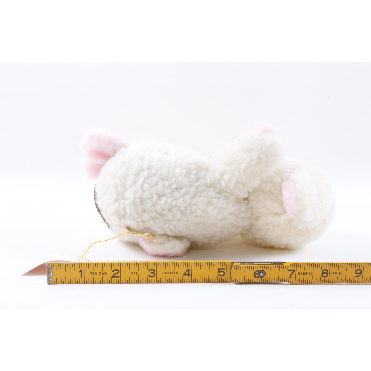 Kamar Sheep 1981 2051 Soft Plush Toy White Pink Stuffed Doll Vintage Collection ~20-01-882