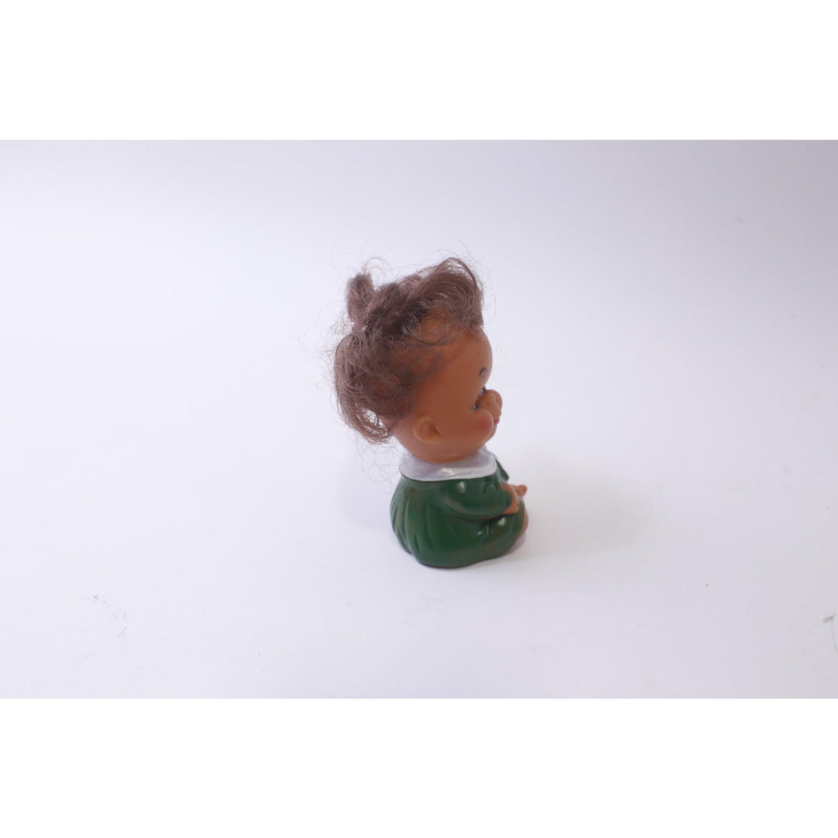 Moody Cutie, Rubber Baby Doll, Smiling Face Expression, 1960s, Vintage, Collectible, ~ 241226-WH M-21-03