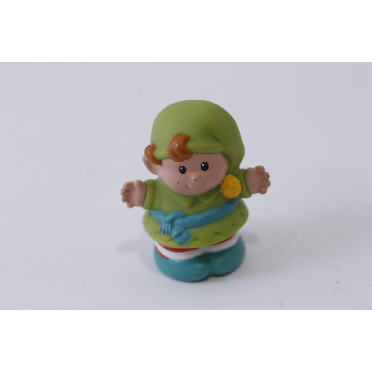 Fisher-Price, Little People, 1997, Christmas Elf, PVC Figure, Vintage, Toy, Collectible, , 250125-WH 95
