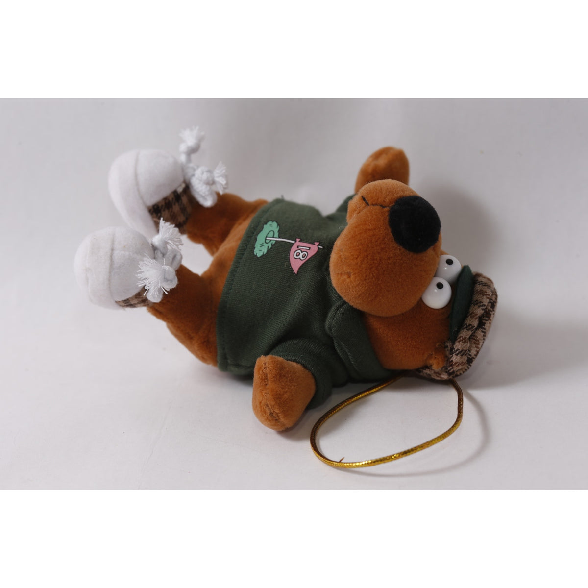 My Favorite Company Sid Bear Plush Golfer Hanging Ornament ~ 260718-SM 1329