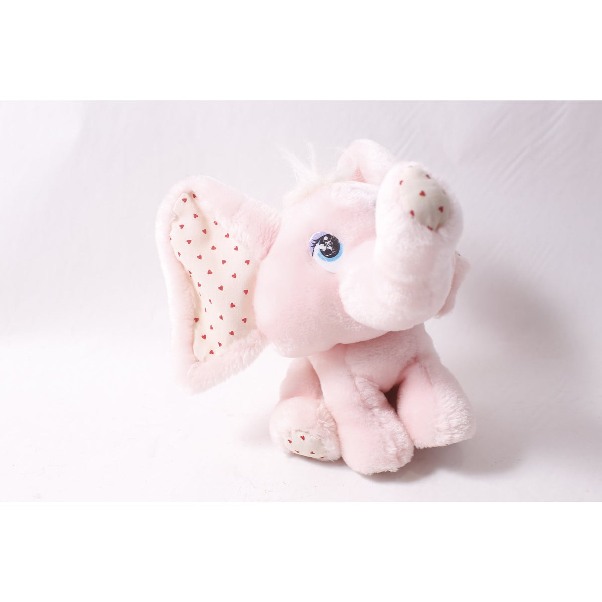 1980s Commonwealth of Pensylvania Pink Elephant Plush Polka Dot Ears ~ 260423-WH 1095