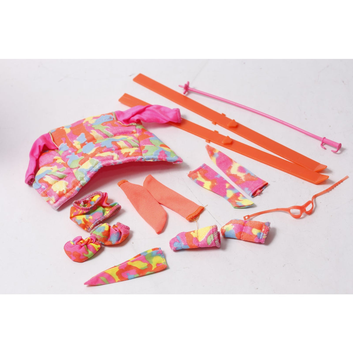 1991 Barbie Ski Fun Fashion Lot Mattel Vintage Winter Doll Clothing ~ 260618-WH 1120
