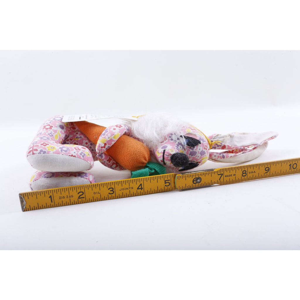 Kamar, Ramsey Rare, Bright, Pink, Rabbit with Carrot, Flowers, Soft, Plush, Doll, Animal ~ 210