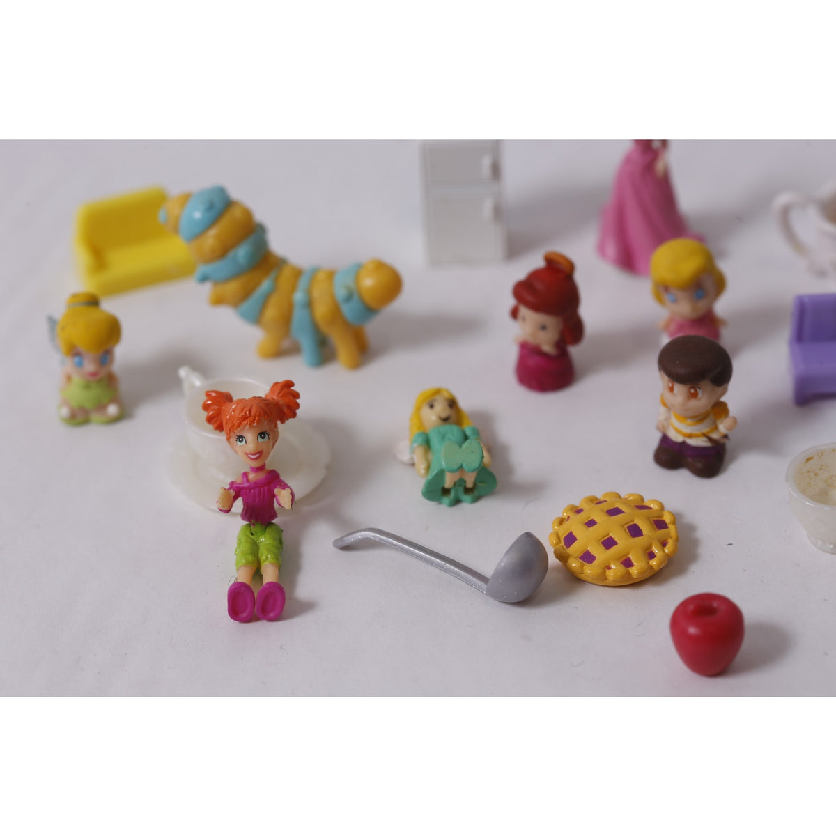 Misc Polly Pocket, Small Toys Lot Misc Bluebird Toys, Small, PVC Figure, Lot, Vintage, Replacement, Collectible,  ~ 260304-WH 1032
