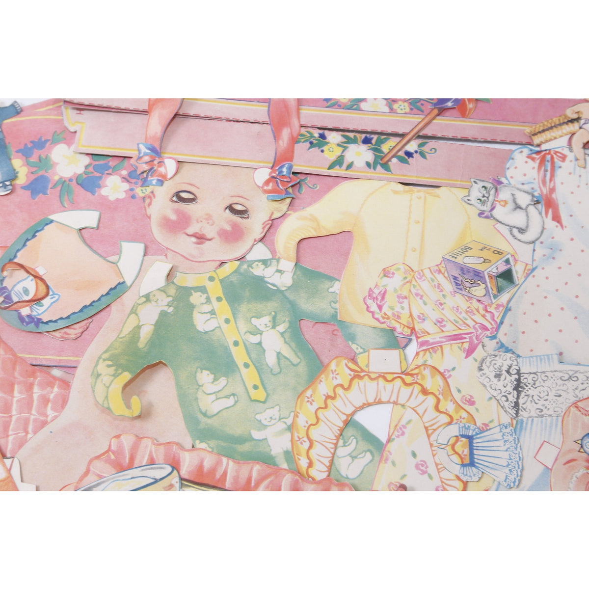 1950s Paper Doll, Playset, Toy, Doll Clothing, Pretend Play, Accessory, Kit, Vintage, ~20-01-1039