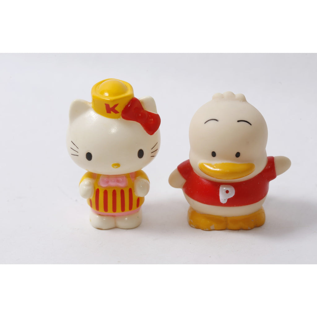 2000s Sanrio Hello Kitty and Ahiru no Pekkle Figurine Lot ~ 260826-WH 1199