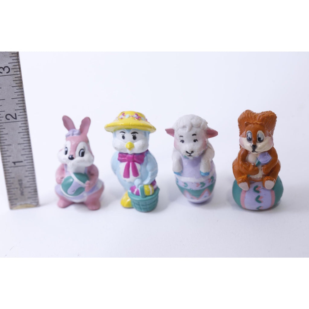Cute Easter Animals, PVC, Little Figurines, Bunny, Bird, Sheep, Squirrel, Decorative, Spring, Holiday, Displayable, ~ 241230-WH M-23-01