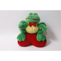 80s Toy Works Frog Sitting on a Red Heart Plush Romantic Gift Idea ~ 260817-WH 1014