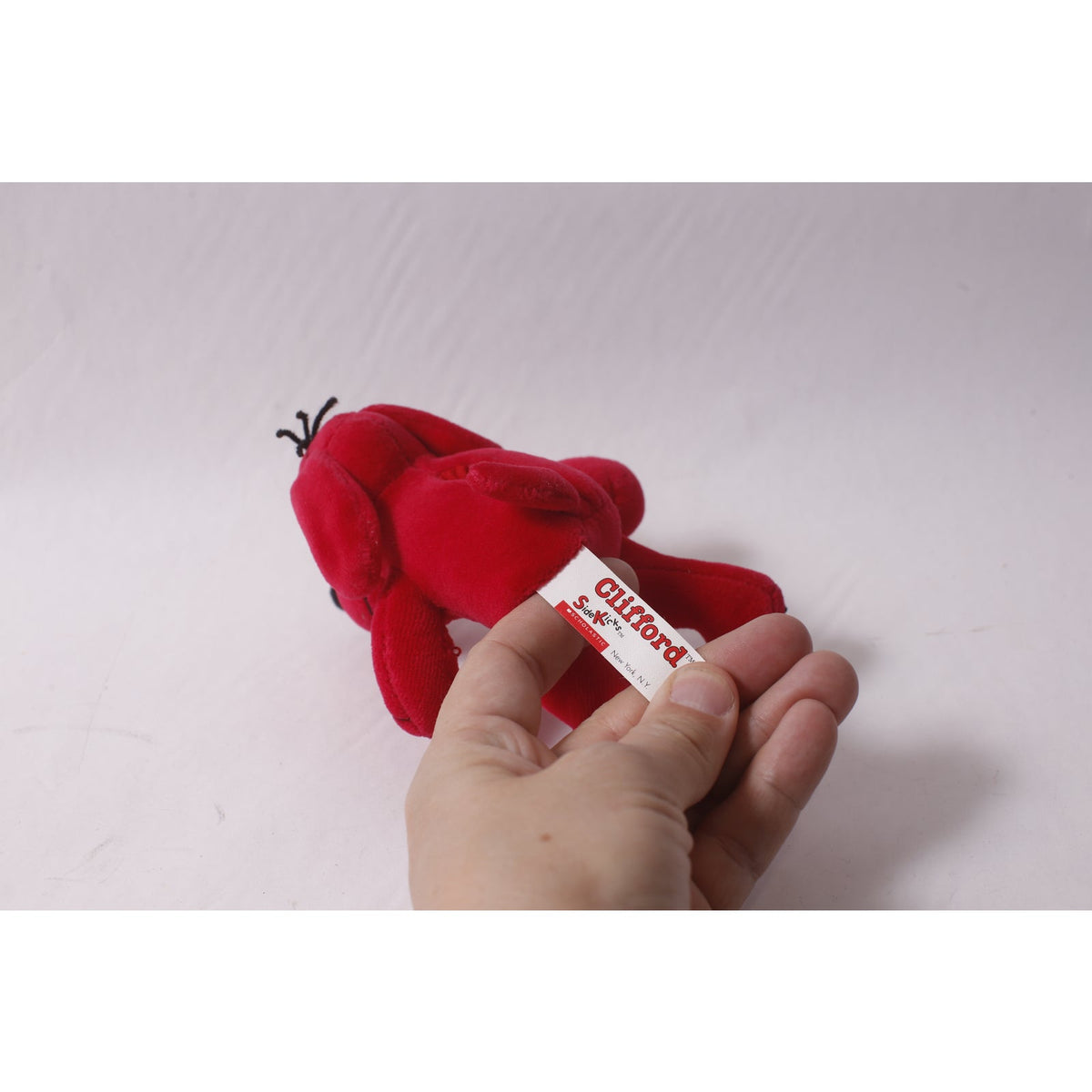 Scholastic Side Kicks Finger Puppet Clifford The Big Red Dog Small Plush Collectible ~ 260325-WH 1038
