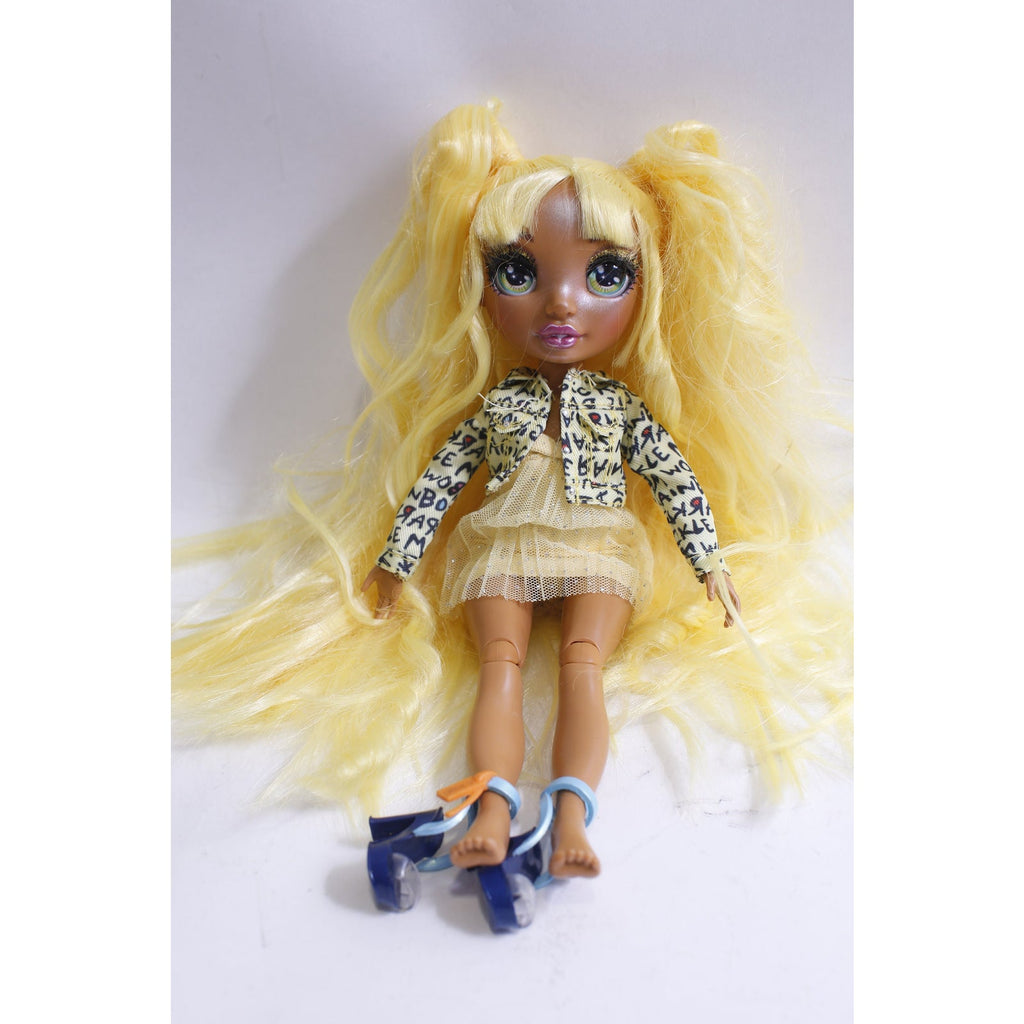 Rainbow High, Sunny Madison, Doll, 10 1/2", Yellow Hair, Girl, Poseable, Dressed, Fashion Doll, Displayable, Collectible, ~ 230624-GS 25