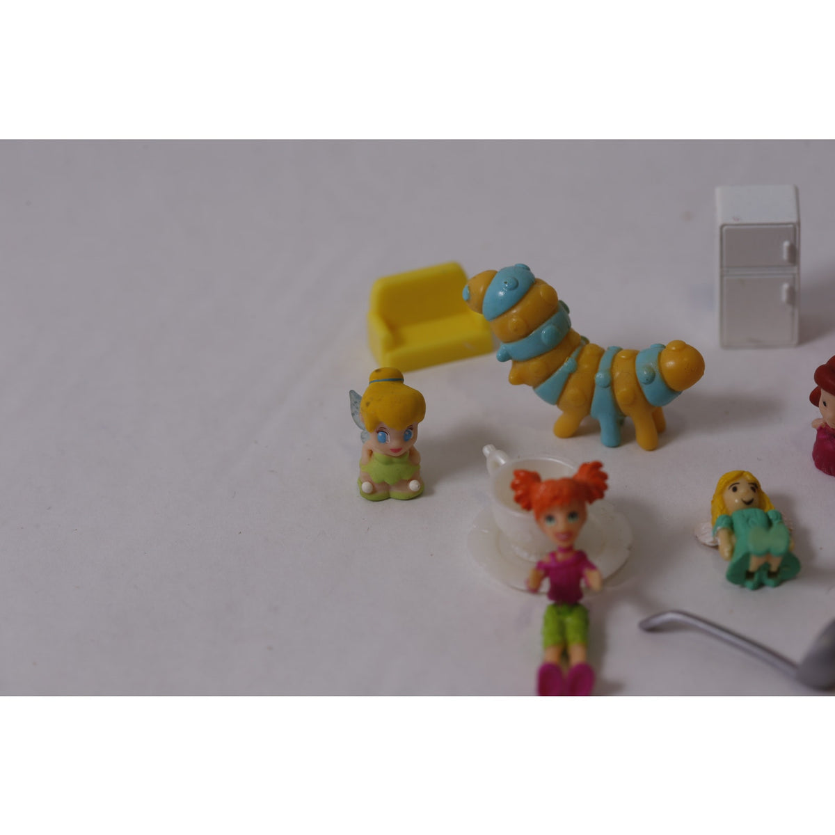 Misc Polly Pocket, Small Toys Lot Misc Bluebird Toys, Small, PVC Figure, Lot, Vintage, Replacement, Collectible,  ~ 260304-WH 1032