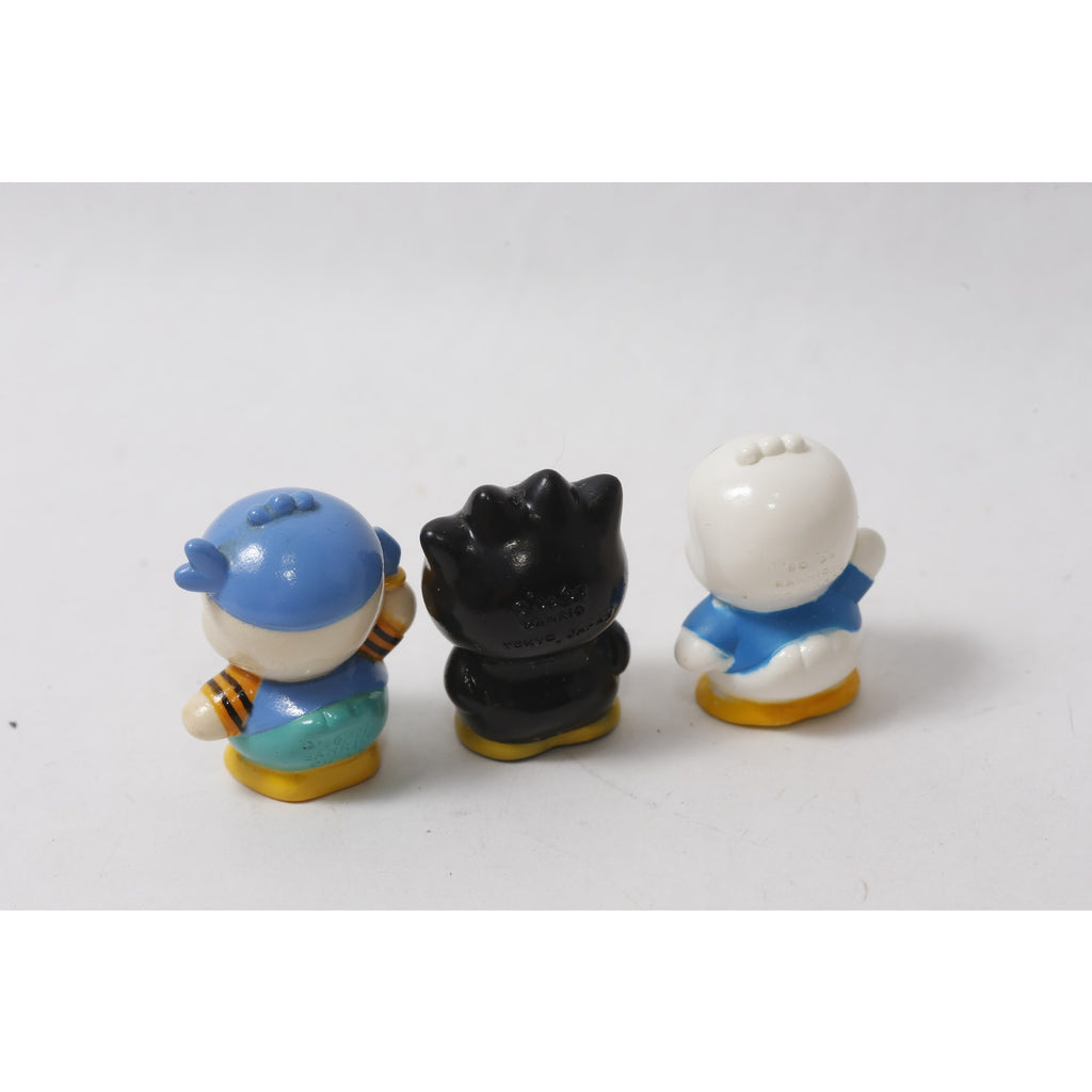1990s Sanrio Sofubi Lot Ahiru no Pekkle and Badtz-Maru ~ 260902-WH 1135