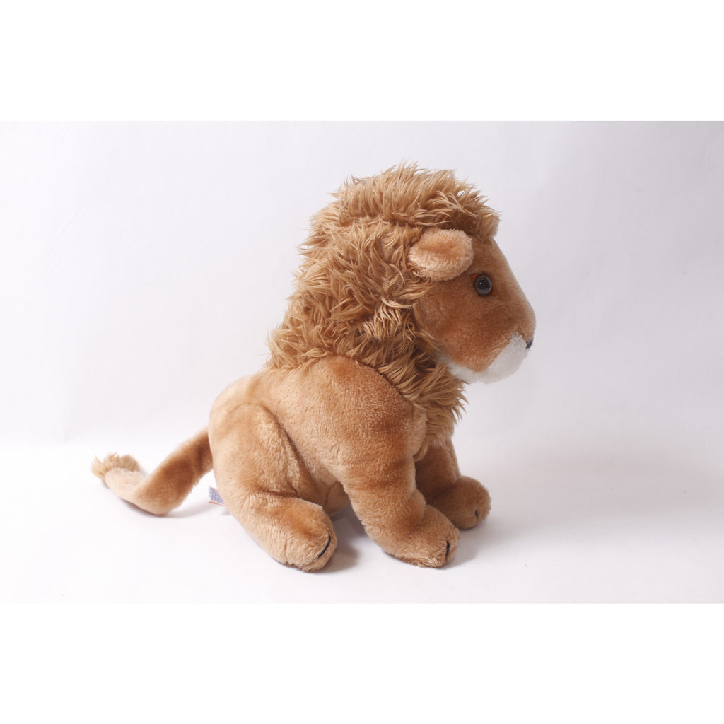 1970s Dakin Lion Plush 11" Sitting Vintage Stuffed Animal ~ 260718-DISH 24
