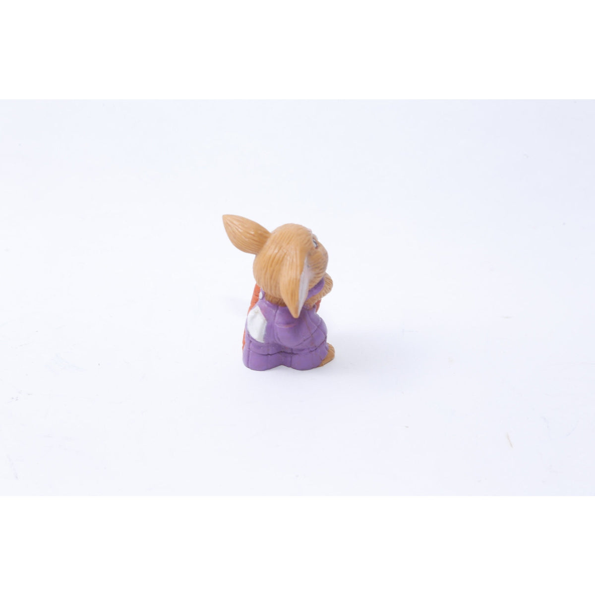 Avon Bunny, Rabbit, Carrot, PVC Figure, Purple Suit, 2", Toy, Miniature, Collectible, Vintage, ~ 70