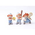 Raggedy Ann And Andy, Kids, Friends, Playing, Sports, PVC Figures, Set, Bobbs-Merrill, Characters, 3", Toy, Collectible, Vintage,~20-01-1166