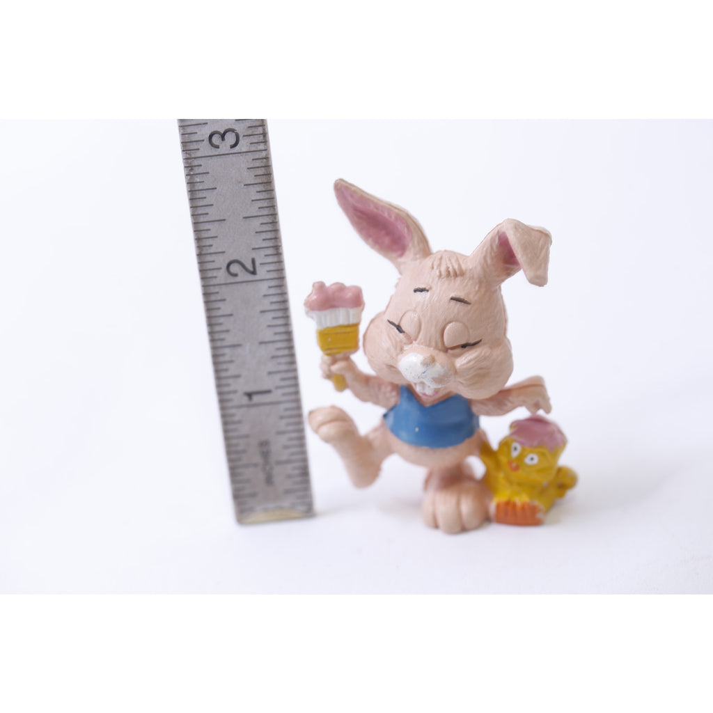 1980s, Wallace Berrie, Easter Buddies, PVC Figure, Bunny and Chick, Vintage, Holiday, Collectible, ~ 250113-WH 63