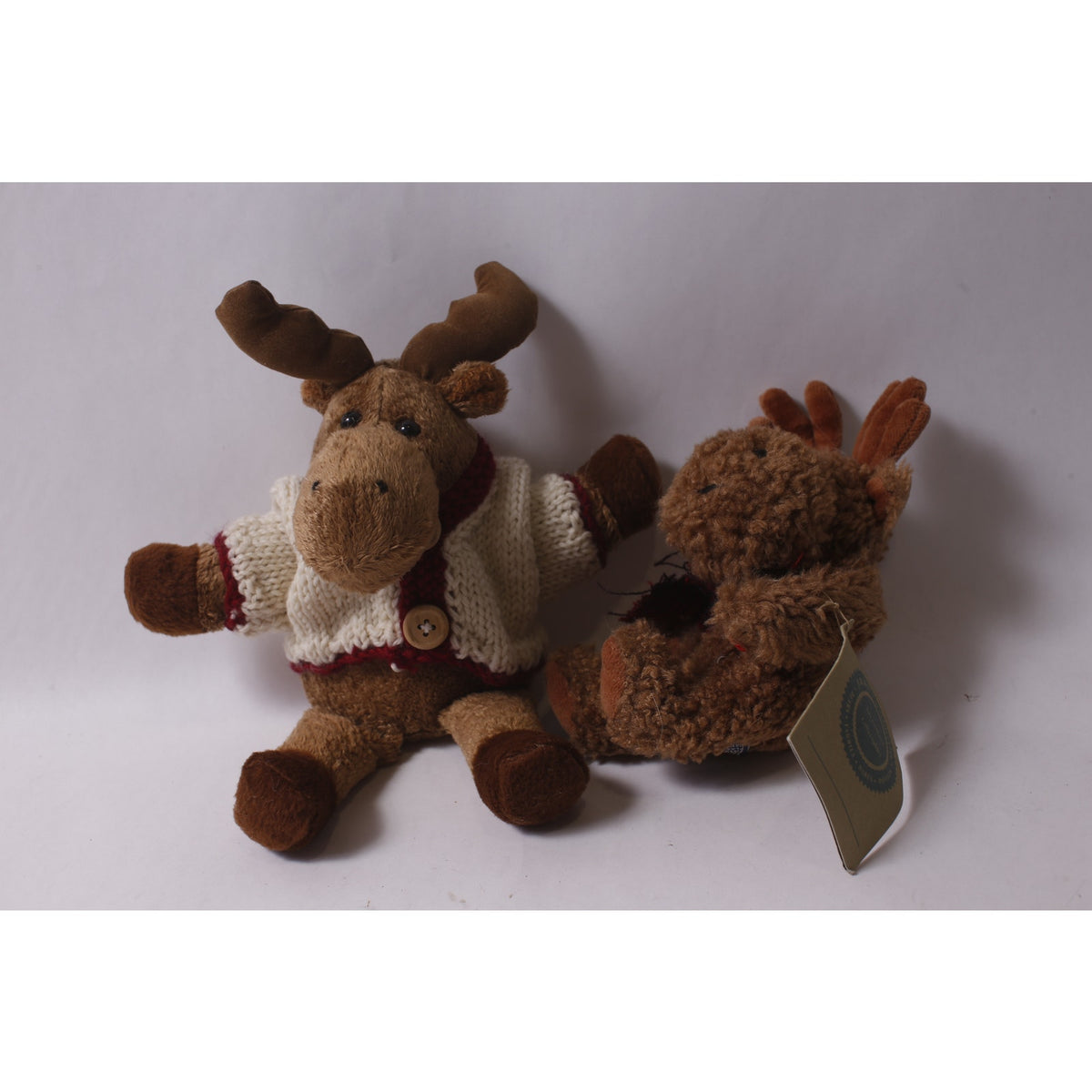 Vintage Plush Moose Lot Boyds Mendel von Hinden Collectible ~ 260812-WH 662