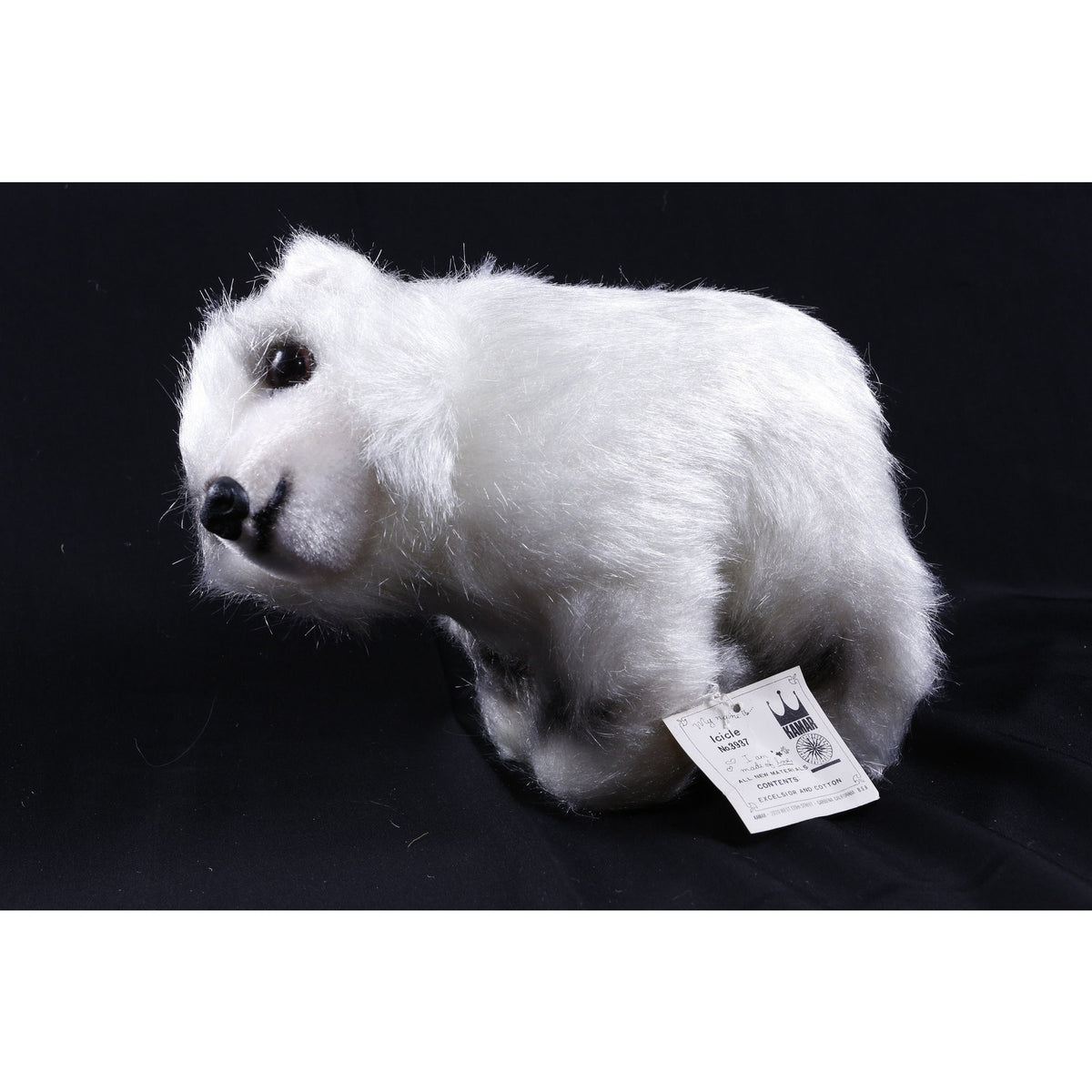 Kamar, Rare, Icicle, Cute, White, Polar Bear, Style 3937, Soft, Plush, Doll, Animal, Vintage, ~ 279
