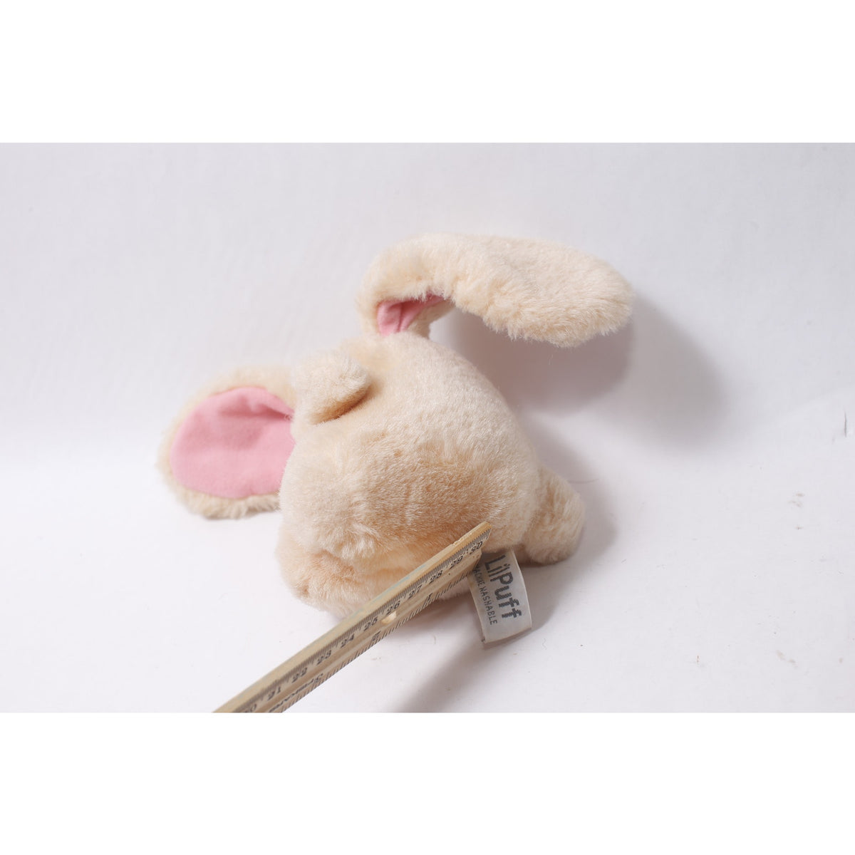 Russ Berrie 1980s Lil Puff Floppy Lop Ear Bunny Rabbit Plush ~ 260907-WH 1136