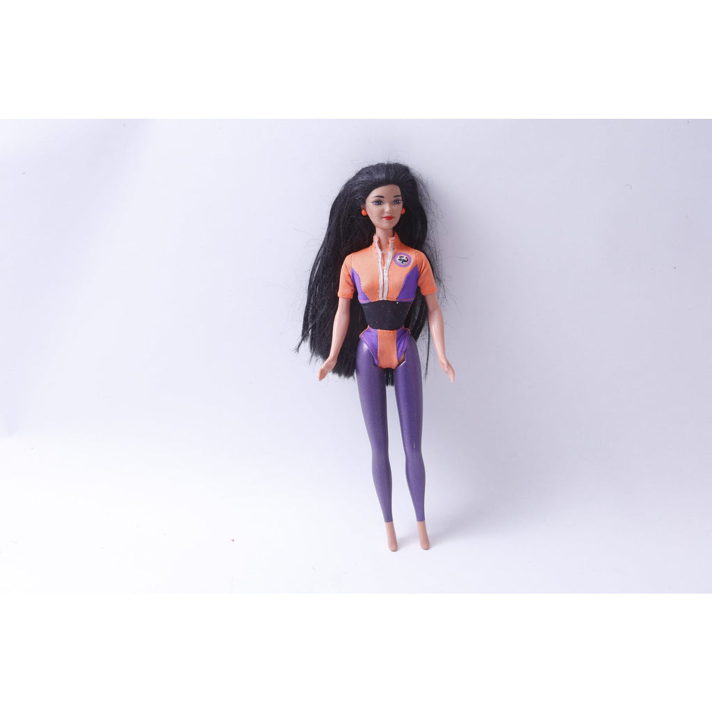Mattel, Barbie, Kira, Ocean Friends, Sea World, Doll, Black Hair, Swimming Suit, Purple Legs, Toy, Vintage, Collectible, ~ 20-01-508