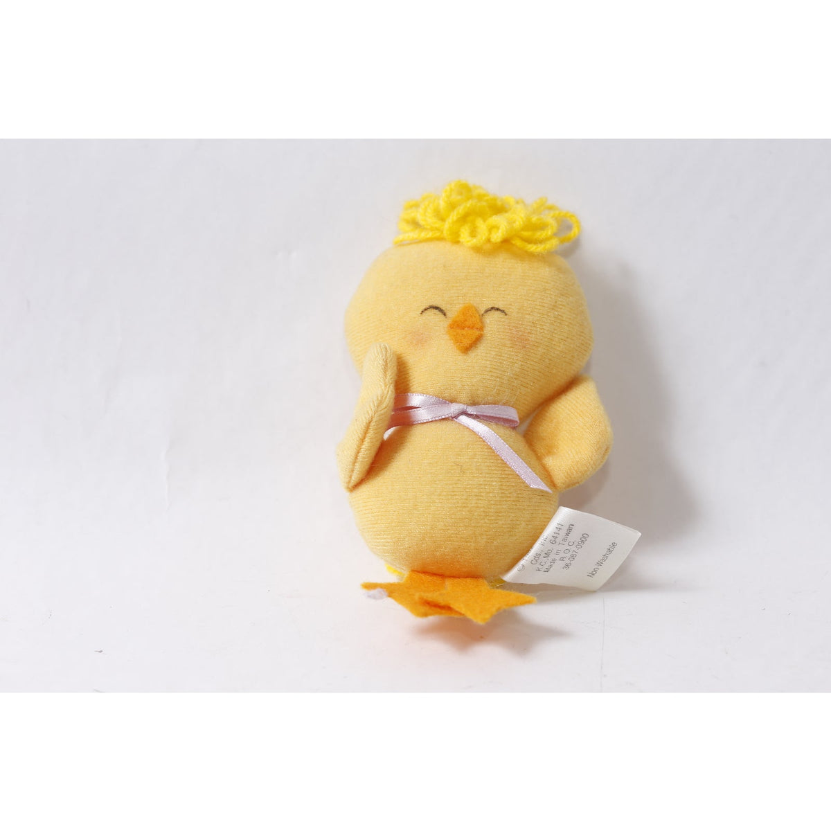 1982 Hallmark Yellow Baby Chick Mini Plush Easter Decor ~ 260507-WH 641