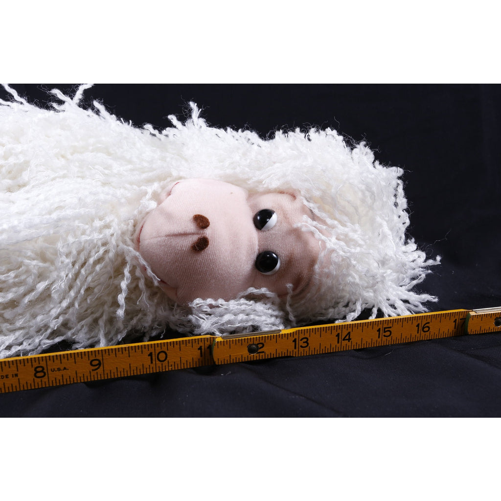 Kamar, Rare, Sample, White, Monkey, Smiling, Pink Face, Soft, Plush, Doll, Stuffed Animal, Vintage, 20-01-277