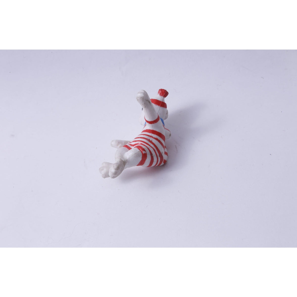 Where's Waldo, Pencil Woof, Dog, PVC, 2", Figure, Painted, Striped Costume, TV Series, Cartoon, Movie, Toy, Vintage, Collectible, ~ M-07-08
