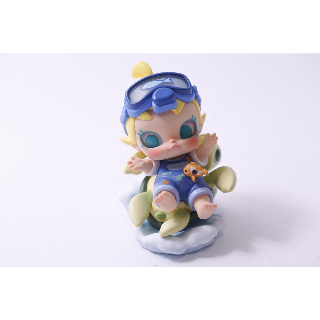 Pop Mart, Molly When I Was Three, Writing Sea Turtle, Kennyswork, Blind Box PVC Figure, Vintage, Toy, Collectible, , 250605-WH 214