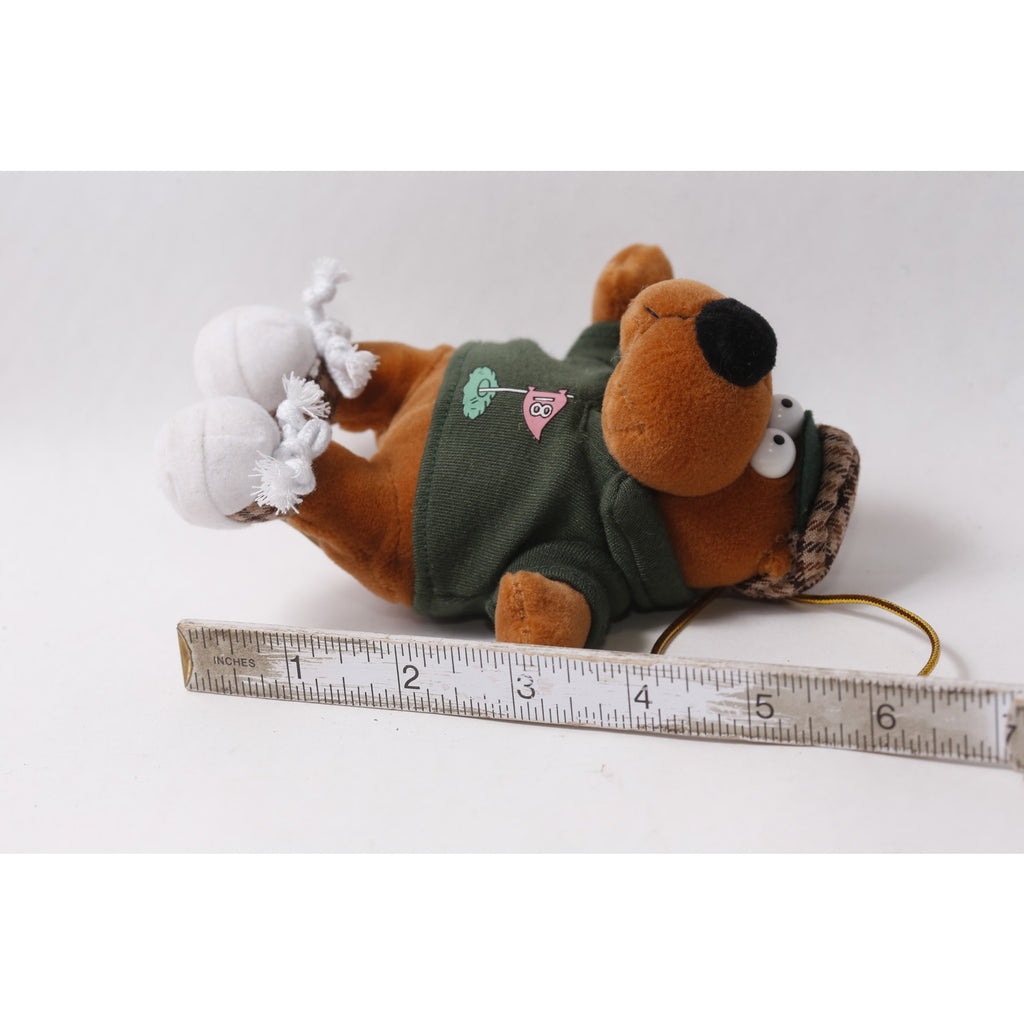 My Favorite Company Sid Bear Plush Golfer Hanging Ornament ~ 260718-SM 1329