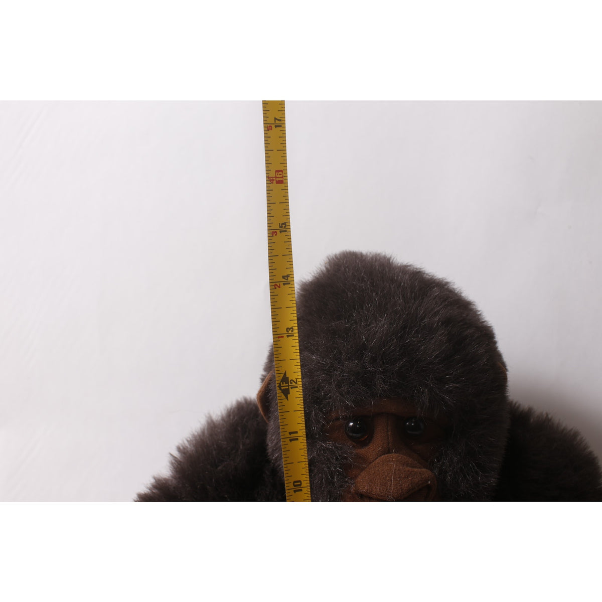 Vintage Gorilla Medium Plush Brown Poseable Stuffed Ape ~ 260718-GW Q-5
