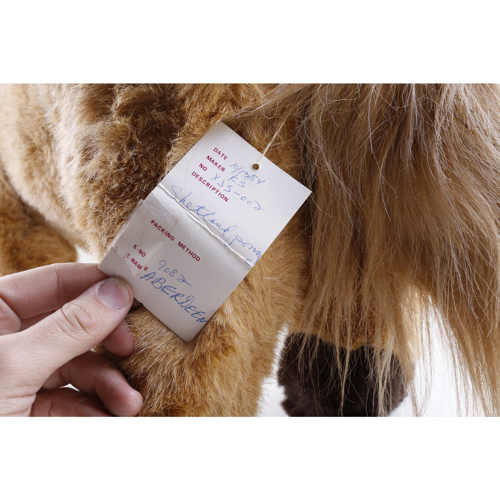 XL Kamar, Aberdeen Rare, Employee Sample, OOAK, hand made, Shetland Pony, 1984, 9087, Brown, Soft, Plush, Doll - I-1