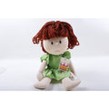 Kamar, Ginger, 4090, Girl In Green Dress, Soft, Plush, Doll, Hanging Toy, Vintage, ~ 20-01-675