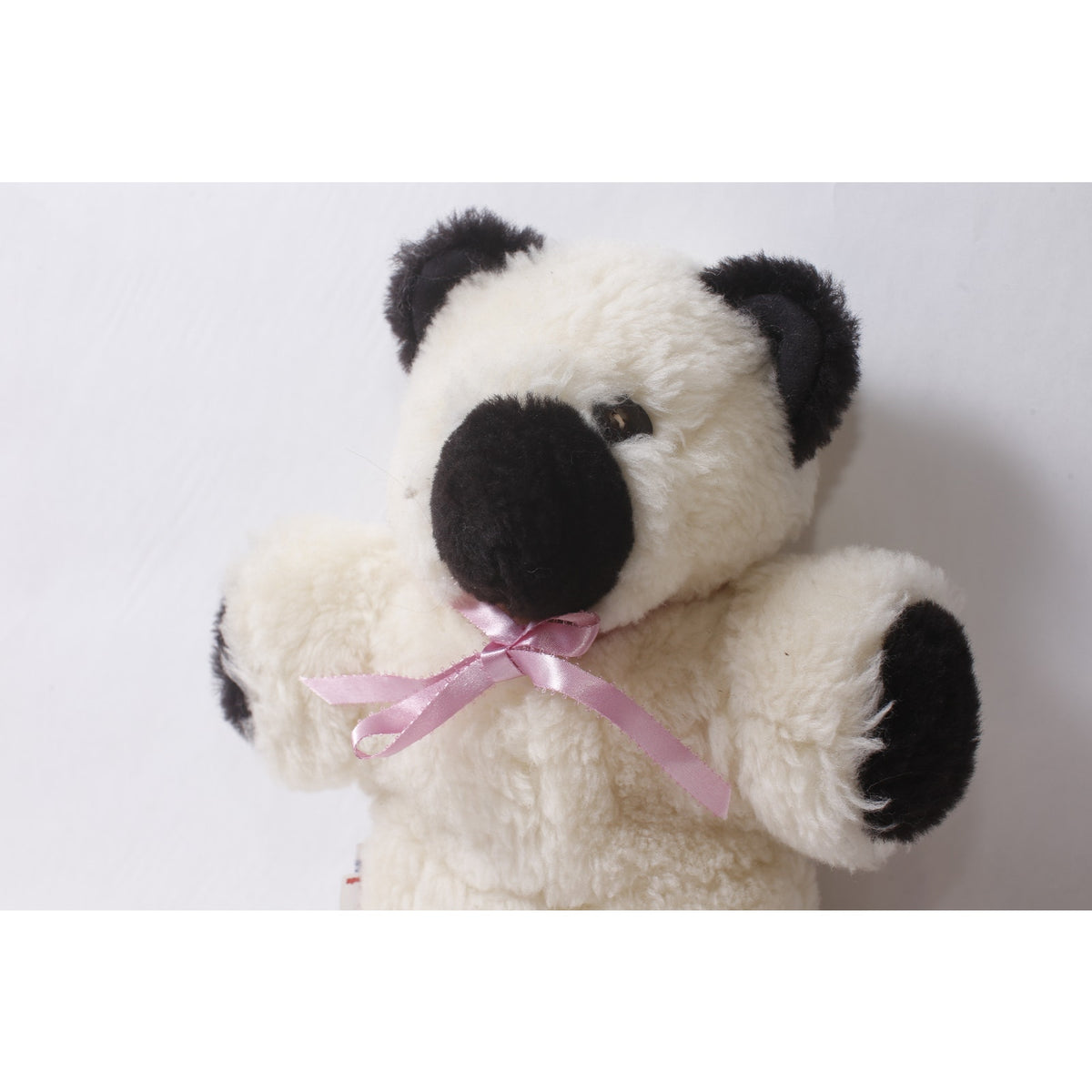 Caribou White and Black Teddy Bear 13" Plush Canadian Made ~ 260914-WH 1199