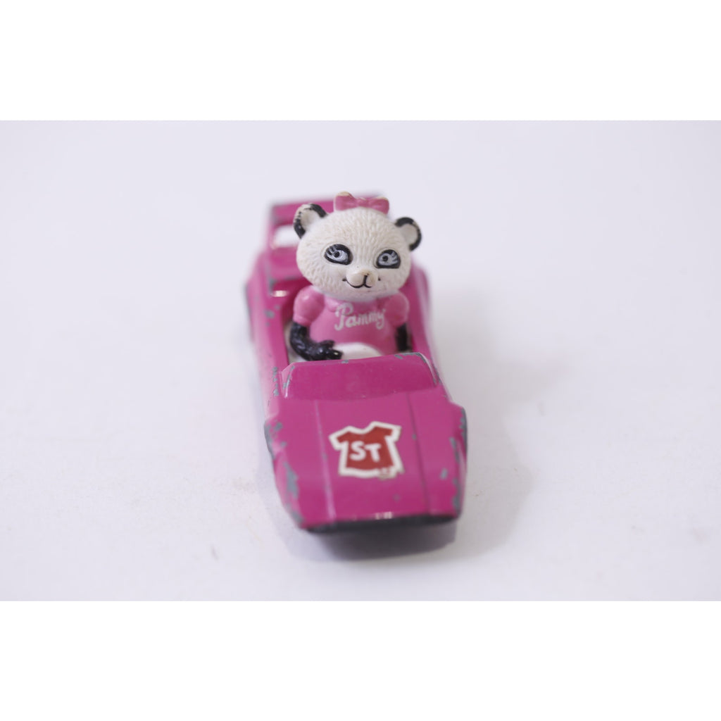Shirt Tales 1981 Hallmark Ertl Panda Pammy in Car PVC Figure Toy, 251028-WH 289