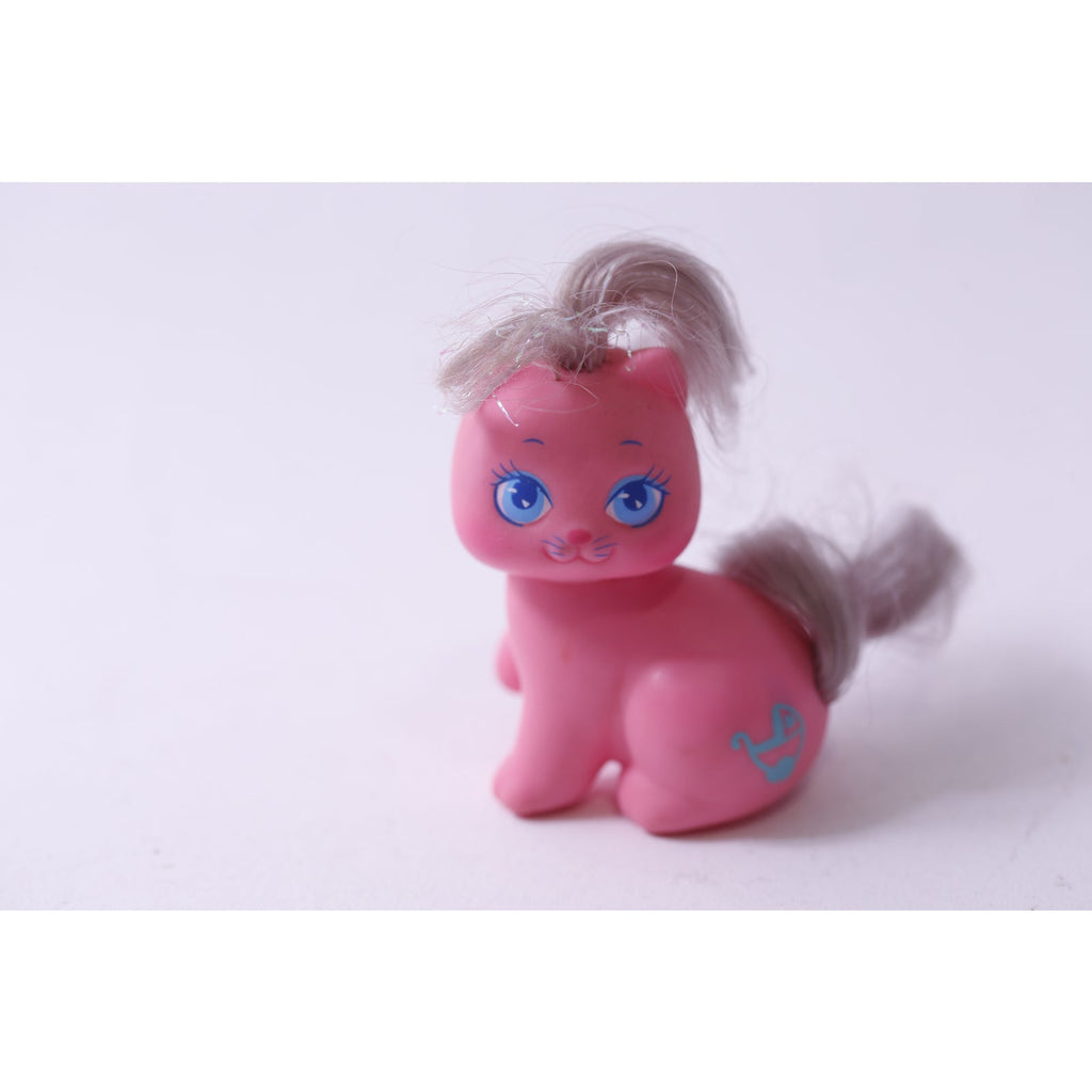 Mattel, Little Pretty, Prancer, Cat, Hot Pink, 1989 Small, Vintage, Doll, 250617-WH 324