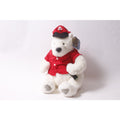 1990s Coca-Cola Polar Bear in Red Delivery Jacket Plush Holiday Decor ~ 260302-WH M-15-06