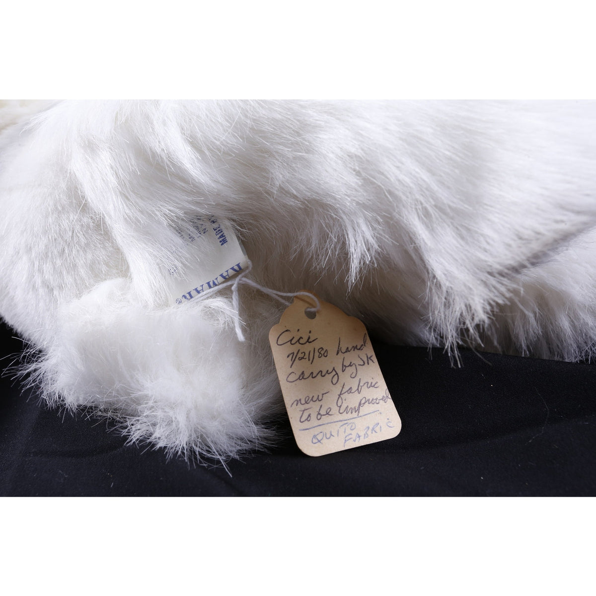 Kamar rare company salesman sample, Cici the white poodle dog 1960s one of a kind ~ 279