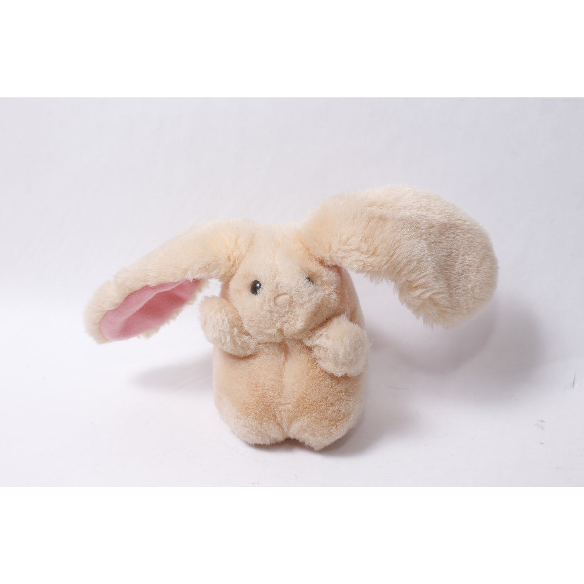 Russ Berrie 1980s Lil Puff Floppy Lop Ear Bunny Rabbit Plush ~ 260907-WH 1136