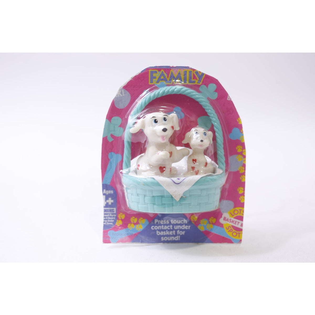 1993, Trendmasters, Darling Dalmatians Family, PVC Figure, Toy, FLAWED Package, ~ 251210-WH 1377