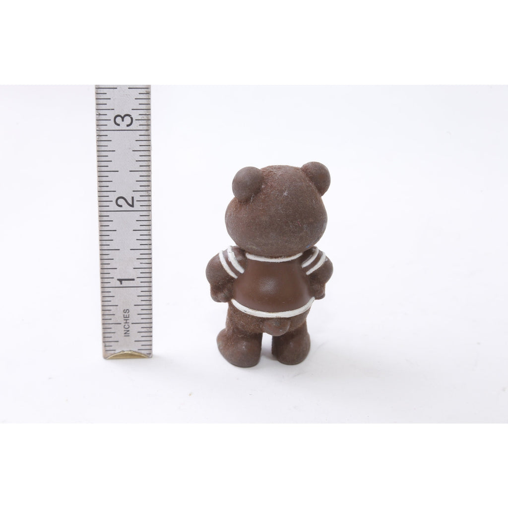 M&M's, Teddy Bear, Brown, PVC Figure, Toy, 2.5", Miniature, Toy, Collectible, Vintage, ~221107-EB